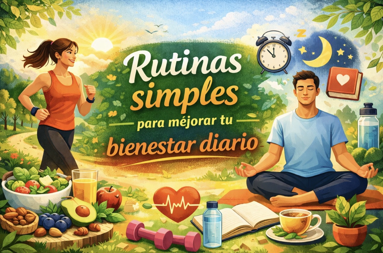 Rutinas simples para mejorar tu bienestar diario