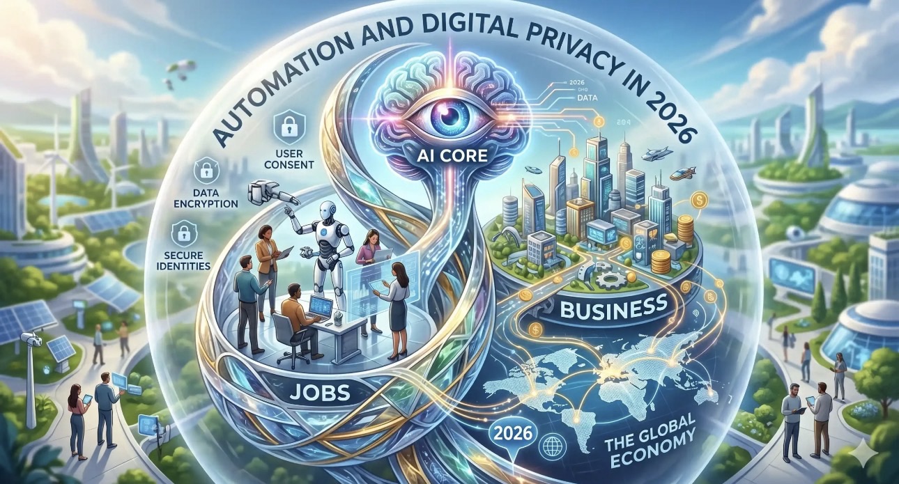 Automation and Digital Privacy in 2026: How AI Is Reshaping Jobs, Business, and the Global Economy